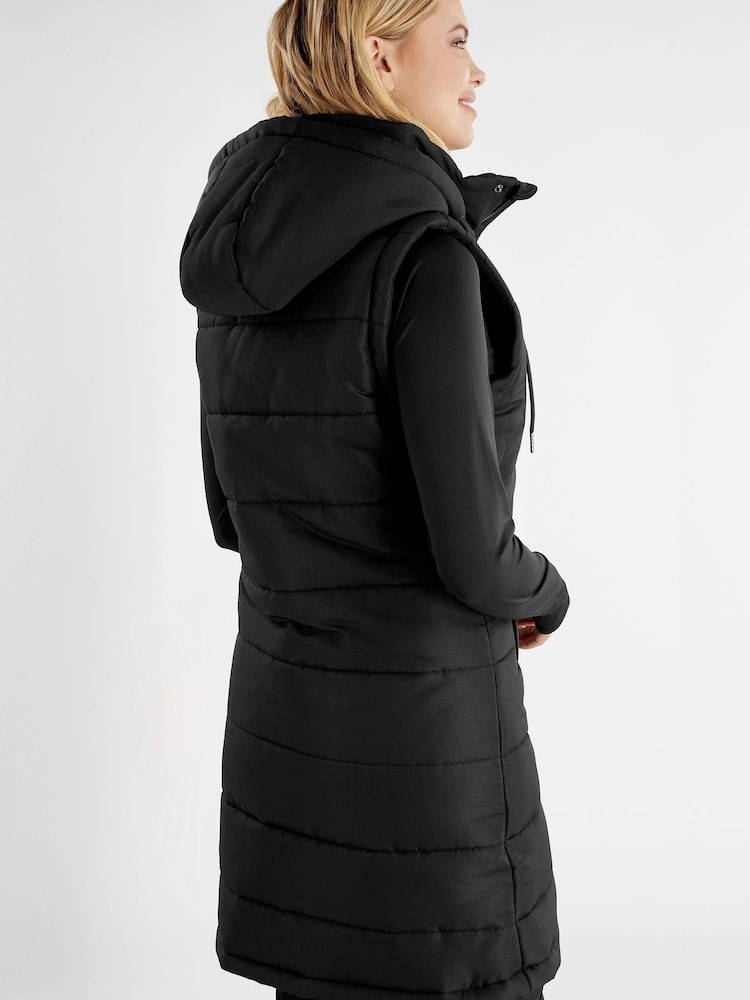 Calvin Klein Golf Woodsen Black Gilet - Image 2 of 8
