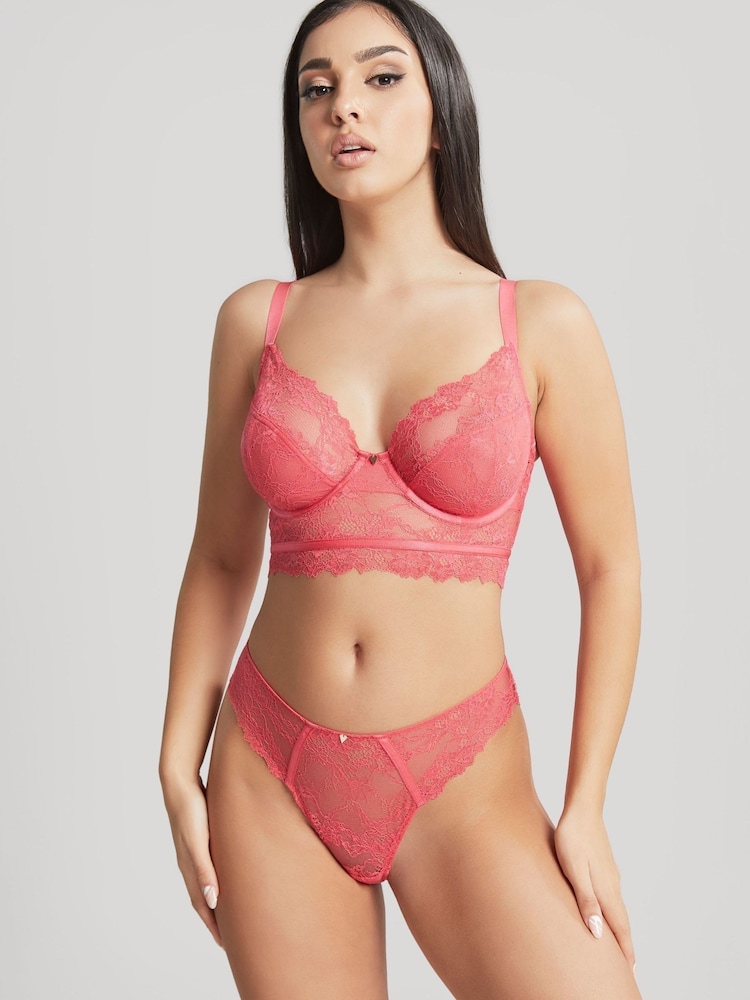 Cleo by Panache Pink Selena Wired Longline Bra - Image 1 of 8
