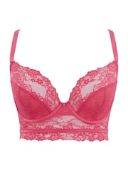 Cleo by Panache Pink Selena Wired Longline Bra - Image 7 of 8