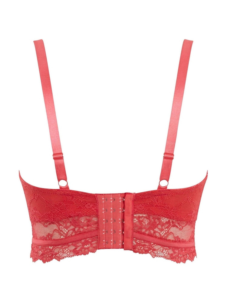 Cleo by Panache Pink Selena Wired Longline Bra - Image 8 of 8