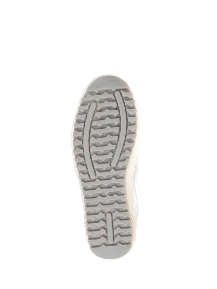 Pavers White Leather Slip-On Shoes - Image 6 of 6
