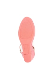 Jones Bootmaker Red Alejandra Espadrille Wedge Sandals - Image 4 of 7
