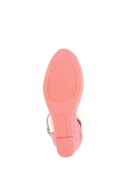 Jones Bootmaker Red Alejandra Espadrille Wedge Sandals - Image 7 of 7