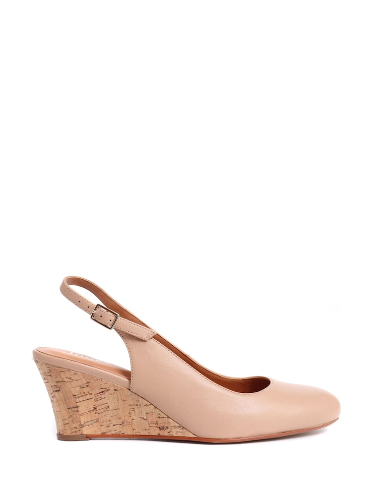 Beige - Jones Bootmaker – Zahra – Lederschuhe mit Keilabsatz - Bild 2 von 6 Beige - Jones Bootmaker – Zahra – Lederschuhe mit Keilabsatz - Bild 2 von 6