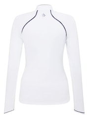 Original Penguin Golf Ladies Veronica Sun Protection White Top - Image 4 of 4