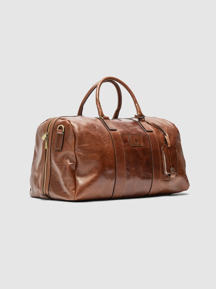 Rodd & Gunn Brown Cambridge Weekender Bag - Image 2 of 3