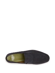 Oliver Sweeney Blue Keyworth Calf Suede Penny Loafers - Image 4 of 5