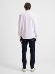 French Connection Pink Oxford 100% Cotton Long Sleeve Shirt - Image 3 of 4