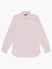 French Connection Pink Oxford 100% Cotton Long Sleeve Shirt - Image 4 of 4