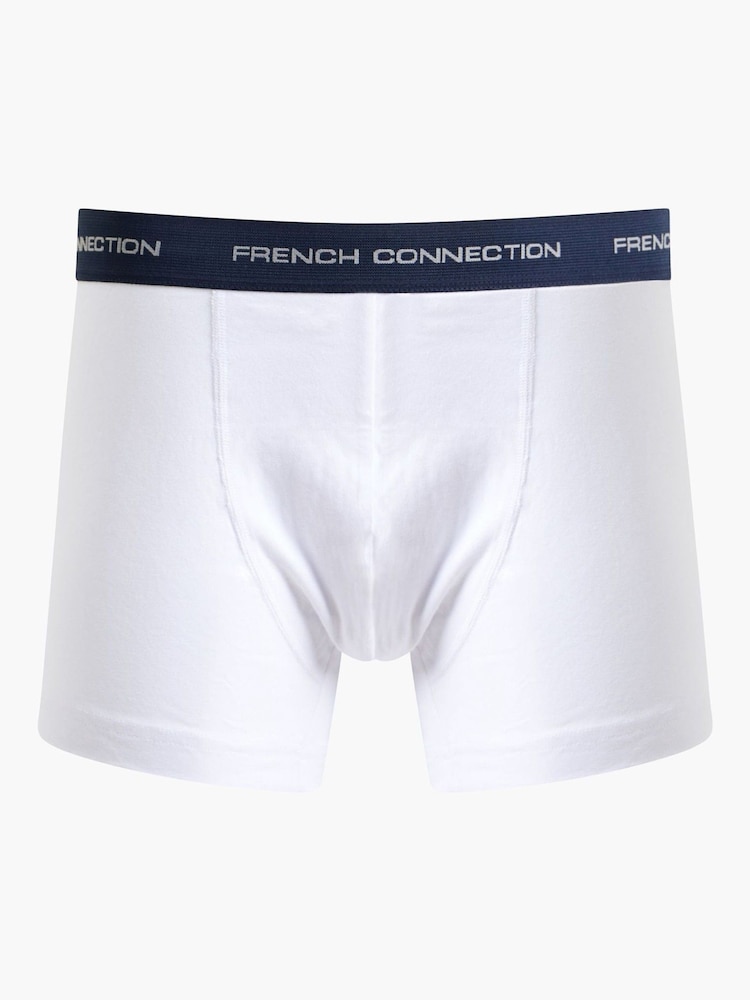 French Connection Novel Natural Boxers 3 Pack - Image 2 of 3