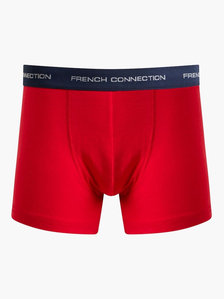 French Connection Novel Natural Boxers 3 Pack - Image 3 of 3
