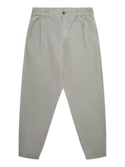 French Connection Green Military 100% Cotton Tapered Chino Trousers - Image 4 of 4