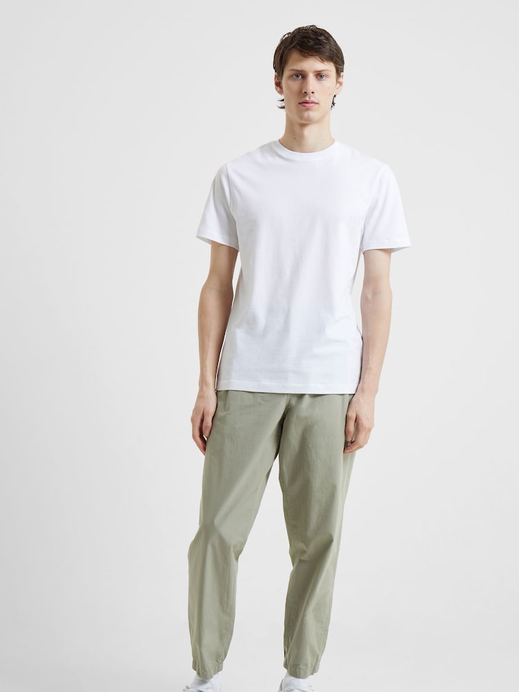 French Connection Green Military 100% Cotton Tapered Chino Trousers - Image 8 of 8 French Connection Green Military 100% Cotton Tapered Chino Trousers - Image 8 of 8