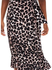 Whistles Animal Leopard Spot Wrap Skirt - Image 3 of 4