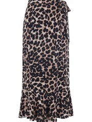 Whistles Animal Leopard Spot Wrap Skirt - Image 4 of 4