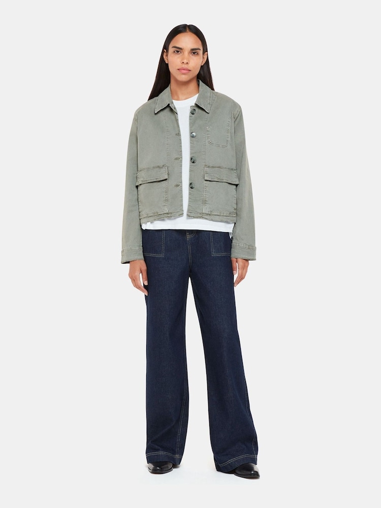 Whistles Marie Casual Jacke, Grün - Bild 1 von 5