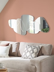 Clear Organic Shapes Statement Mirror - Image 1 of 6