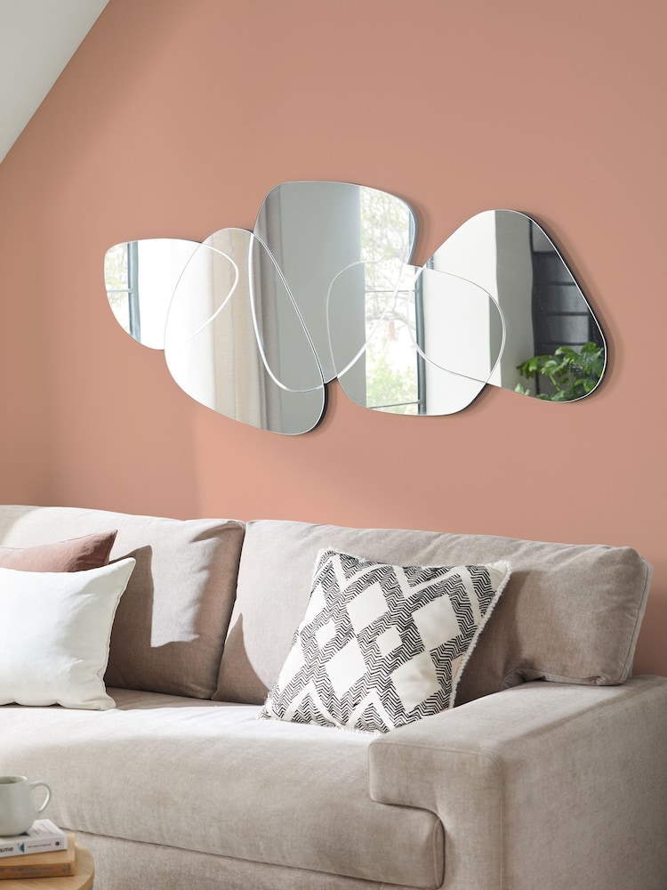 Clear Organic Shapes Statement Mirror - Image 1 of 6