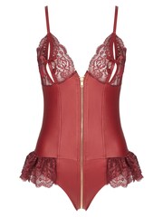 Ann Summers Burgundy Red Tasha Faux Leather Body - Image 5 of 5