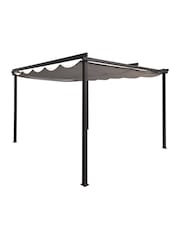 Charles Bentley Grey Garden 3m x 3m Premium Canopy Gazebo - Image 3 of 5