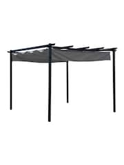 Charles Bentley Grey Garden 3m x 3m Premium Canopy Gazebo - Image 4 of 5