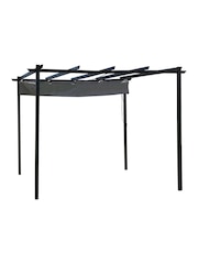 Charles Bentley Grey Garden 3m x 3m Premium Canopy Gazebo - Image 5 of 5