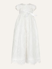 Monsoon Natural Baby Provenza Silk Christening Gown - Image 1 of 3