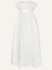Monsoon Natural Baby Provenza Silk Christening Gown - Image 3 of 3