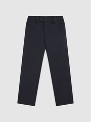 Reiss Navy Hope Junior Modern Fit Mixer Trousers - Image 1 of 4