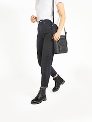 Pavers Black Ladies Lace Up Ankle Boots - Image 6 of 7