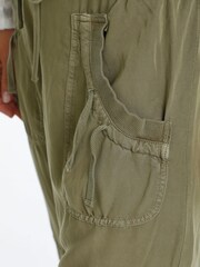 Cream Nanna Tie Waist Cargo Trousers - Image 4 of 7