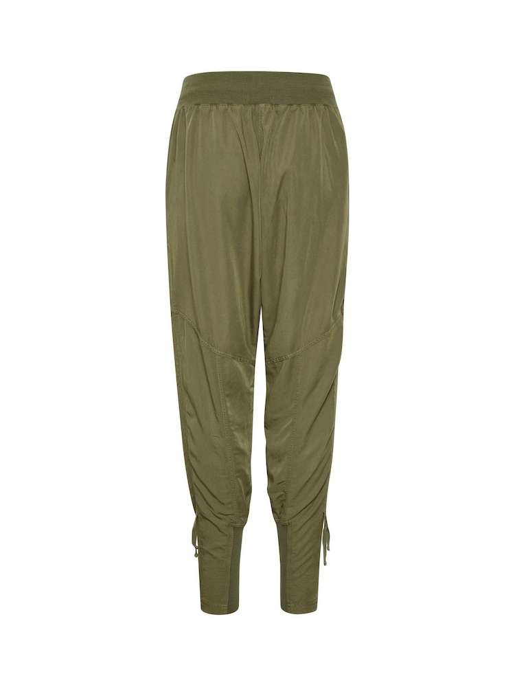 Cream Nanna Tie Waist Cargo Trousers - Image 7 of 7