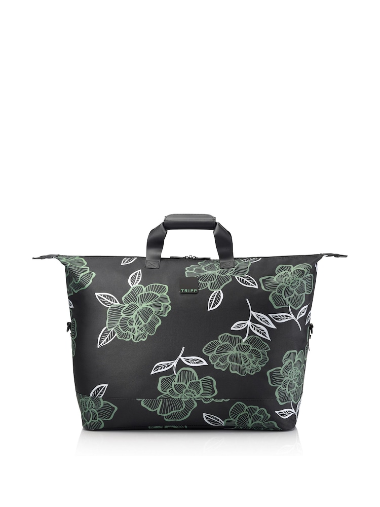 Tripp Slate Grey/Sea Green Bloom Large Tote Bag - Image 2 of 2