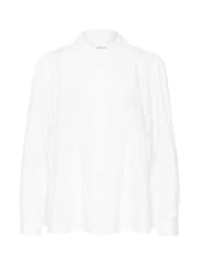 Cream 100% Cotton Malinka Long Sleeve Collared White Shirt - Image 5 of 6
