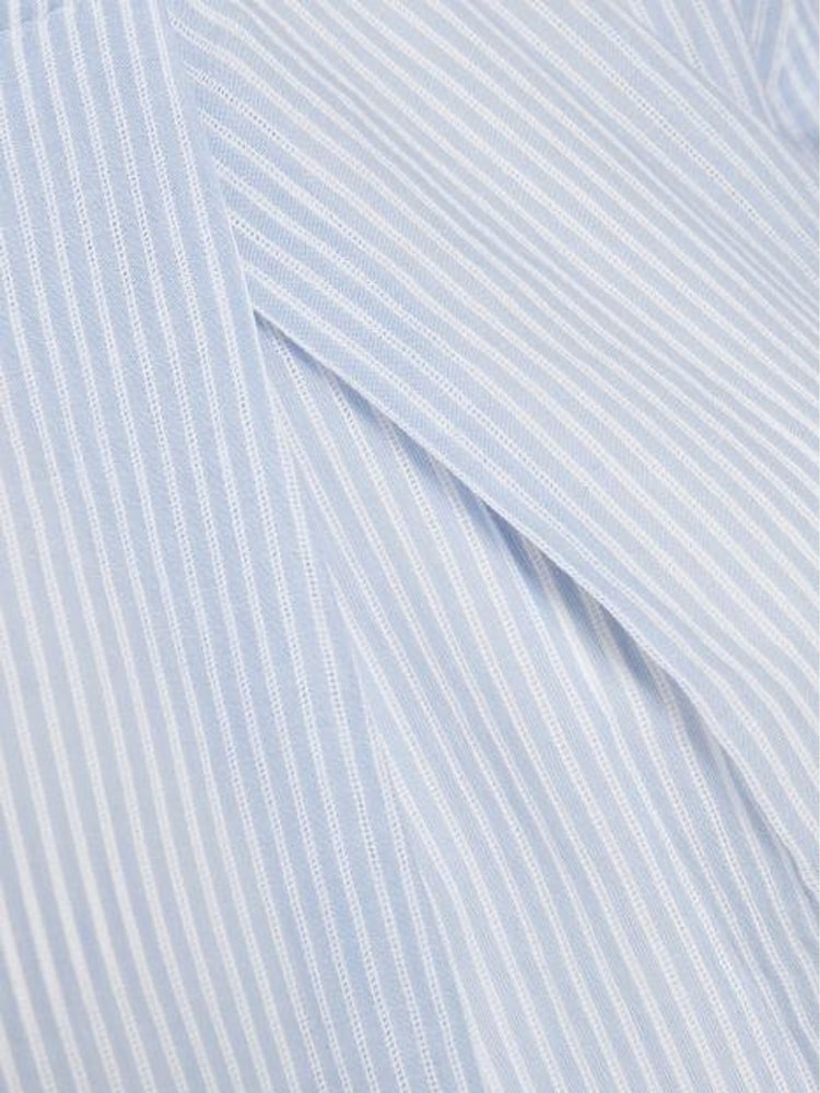 Cream Blue Katinka Short Sleeve 100% Cotton Blouse - Image 5 of 7