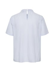 Cream Blue Katinka Short Sleeve 100% Cotton Blouse - Image 7 of 7