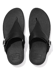 Fitflop Lulu Adjustable Leather Toe Post Sandals - Image 4 of 4