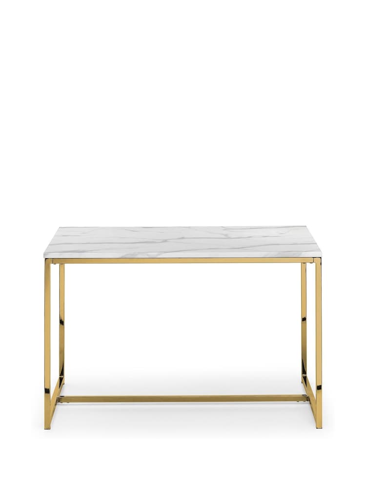 Julian Bowen Gold Scala Dining Table - Image 2 of 4