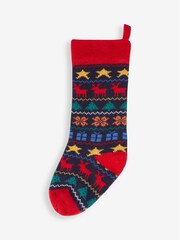 Jojo Maman Bébé Weihnachtsstrumpf mit Norwegermuster - Bild 3 von 4