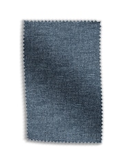 Tweedy Plain Navy Blue, Oak Effect Leg Stamford Accent Chair - Image 8 of 10