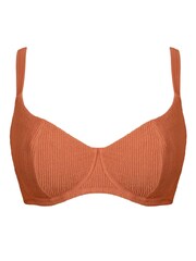 Curvy Kate Rust Brown Holiday Crush Balcony Bikini Top - Image 5 of 5
