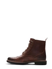 Clarks Dark Tan Brown Lea Batcombe Lord  Boots - Image 2 of 7