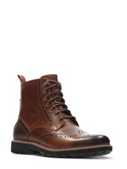 Clarks Dark Tan Brown Lea Batcombe Lord  Boots - Image 3 of 7