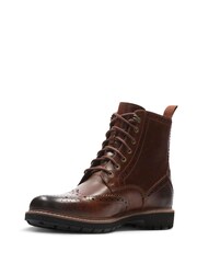 Clarks Dark Tan Brown Lea Batcombe Lord  Boots - Image 4 of 7