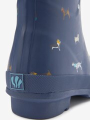 FatFace Navy Blue Printed Womens Tall Wellies - Image 3 of 4
