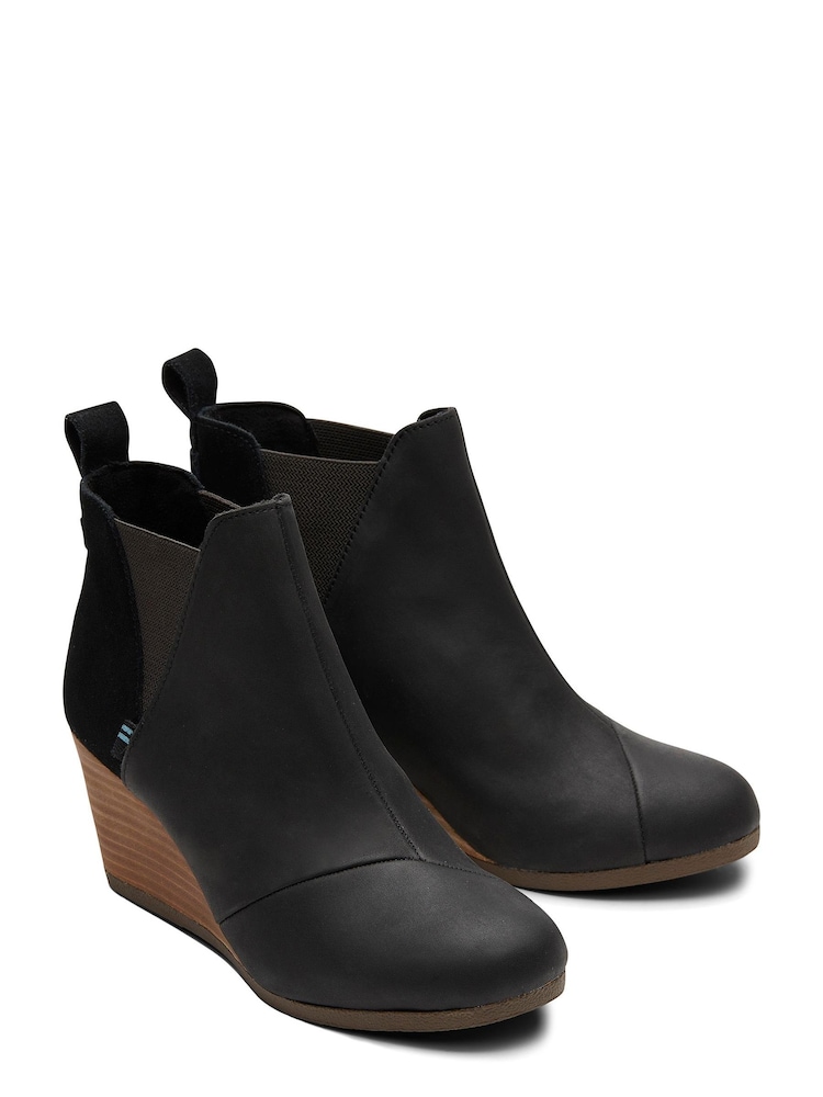 TOMS Kelsey Wedge Boots - Image 2 of 5 TOMS Kelsey Wedge Boots - Image 2 of 5