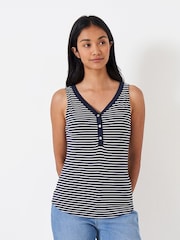 Crew Clothing Navy Blue Casual Vest - Image 1 of 5