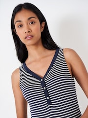 Crew Clothing Navy Blue Casual Vest - Image 4 of 5