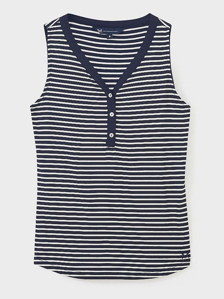 Crew Clothing Navy Blue Casual Vest - Image 5 of 5