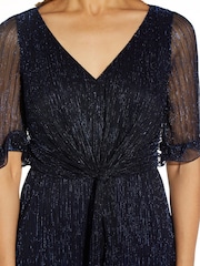 Adrianna Papell Stardust Pleated Soft Jumpsuit - Image 4 of 5